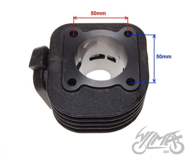 Cylinder żeliwny 2T bez głowicy, tłok 46,90 mm — AY3141A — ujęcie 2