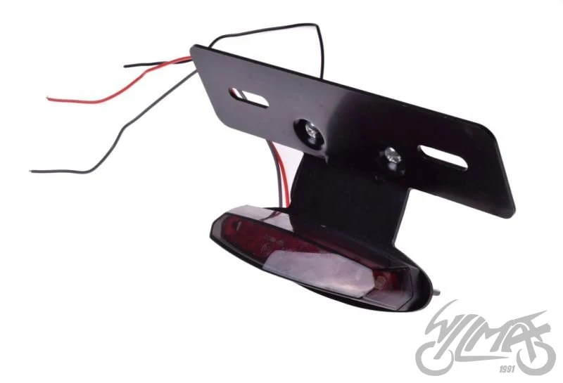 Lampa tylna LED z podświetleniem tablicy i mocowaniem, ciemny klosz — AM9907 — ujęcie 1