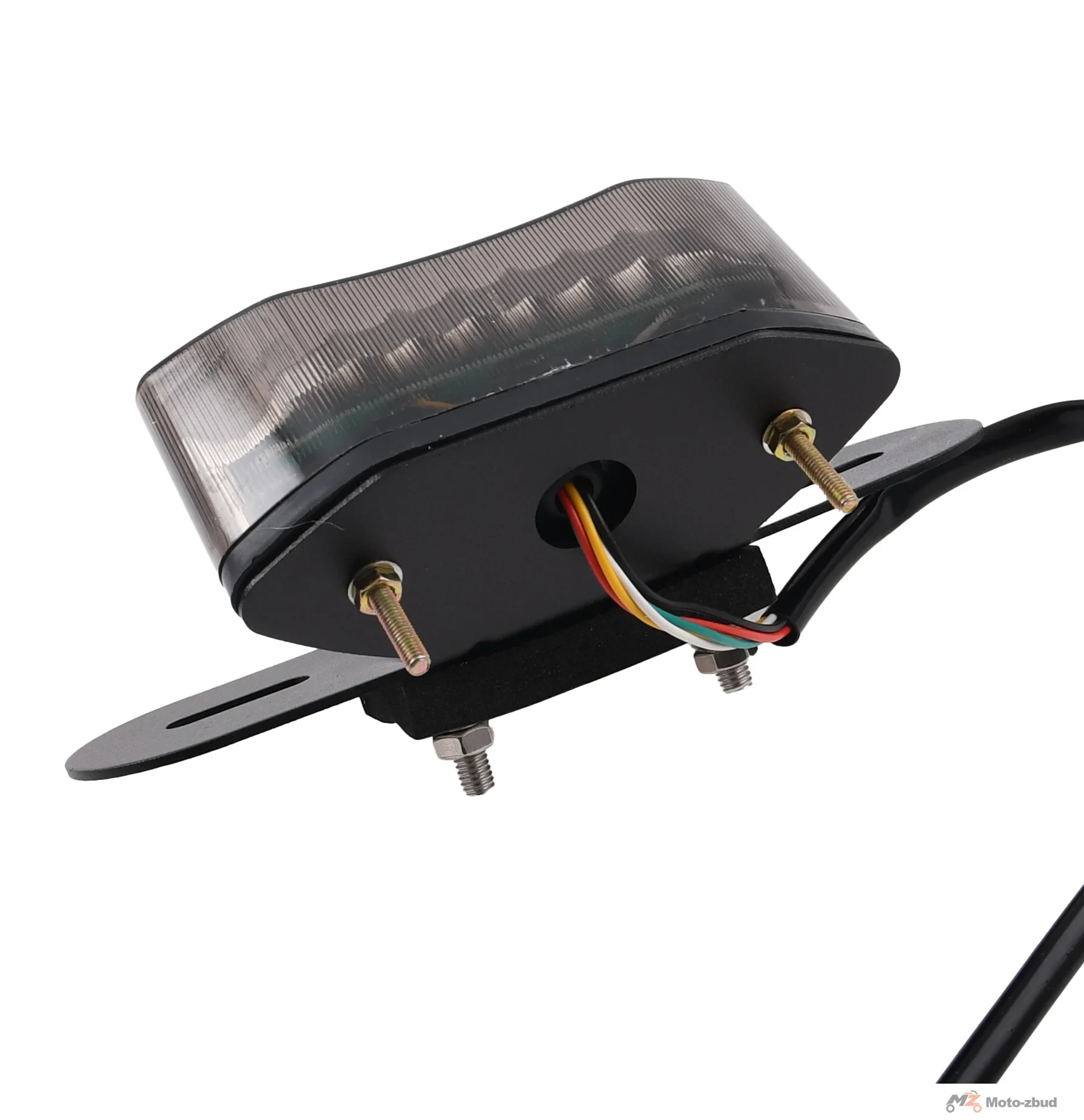 Lampa tylna uniwersalna LED dymiona + kierunkowskazy z uchwytem tablicy Racing Force — ujęcie 3