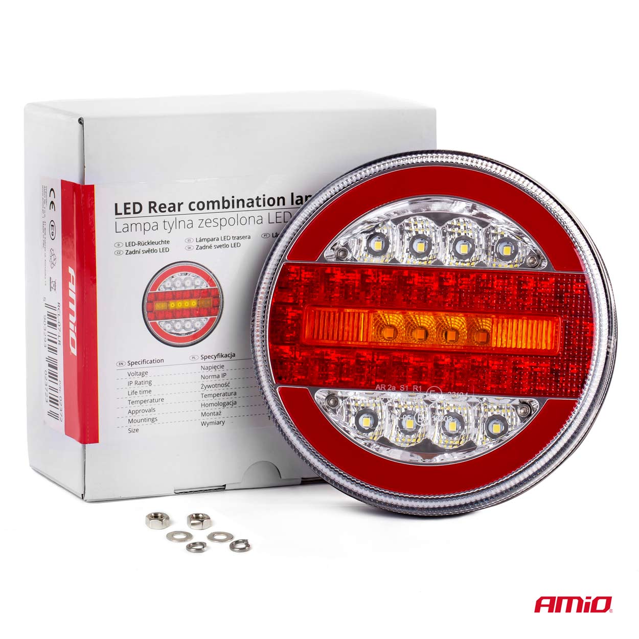 Lampa tylna zespolona LED RCL-07-LR dynamiczna lewa prawa — ujęcie 10