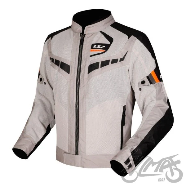 Kurtka LS2 Garda Air męska Black grey h-v orange M — ujęcie 1