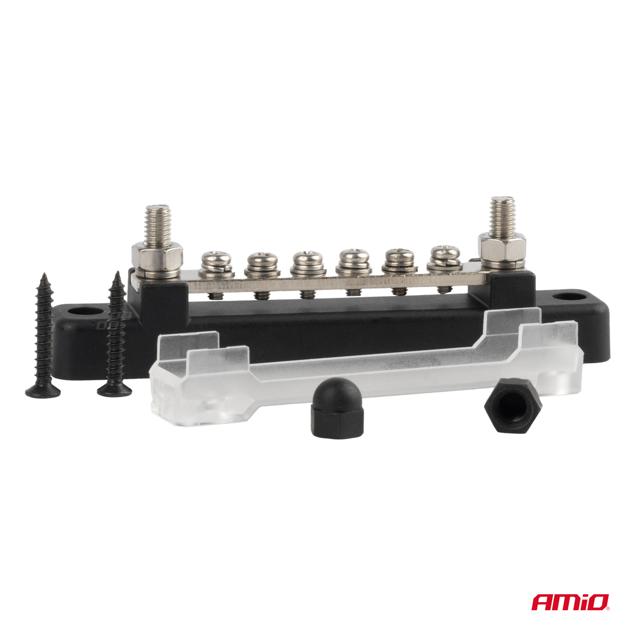 Blok rozdzielczy masy minusa bus bar M6 12 V - 48 V 150A — ujęcie 3