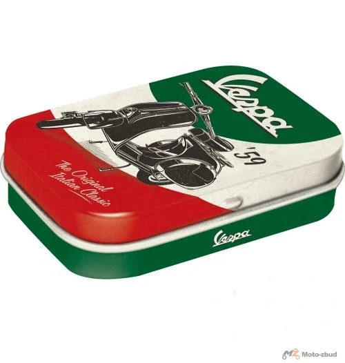 Miętówki Nostalgic-Art Mintbox — VESPA THE ITALIAN CLASSIC — 4 × 15 g
