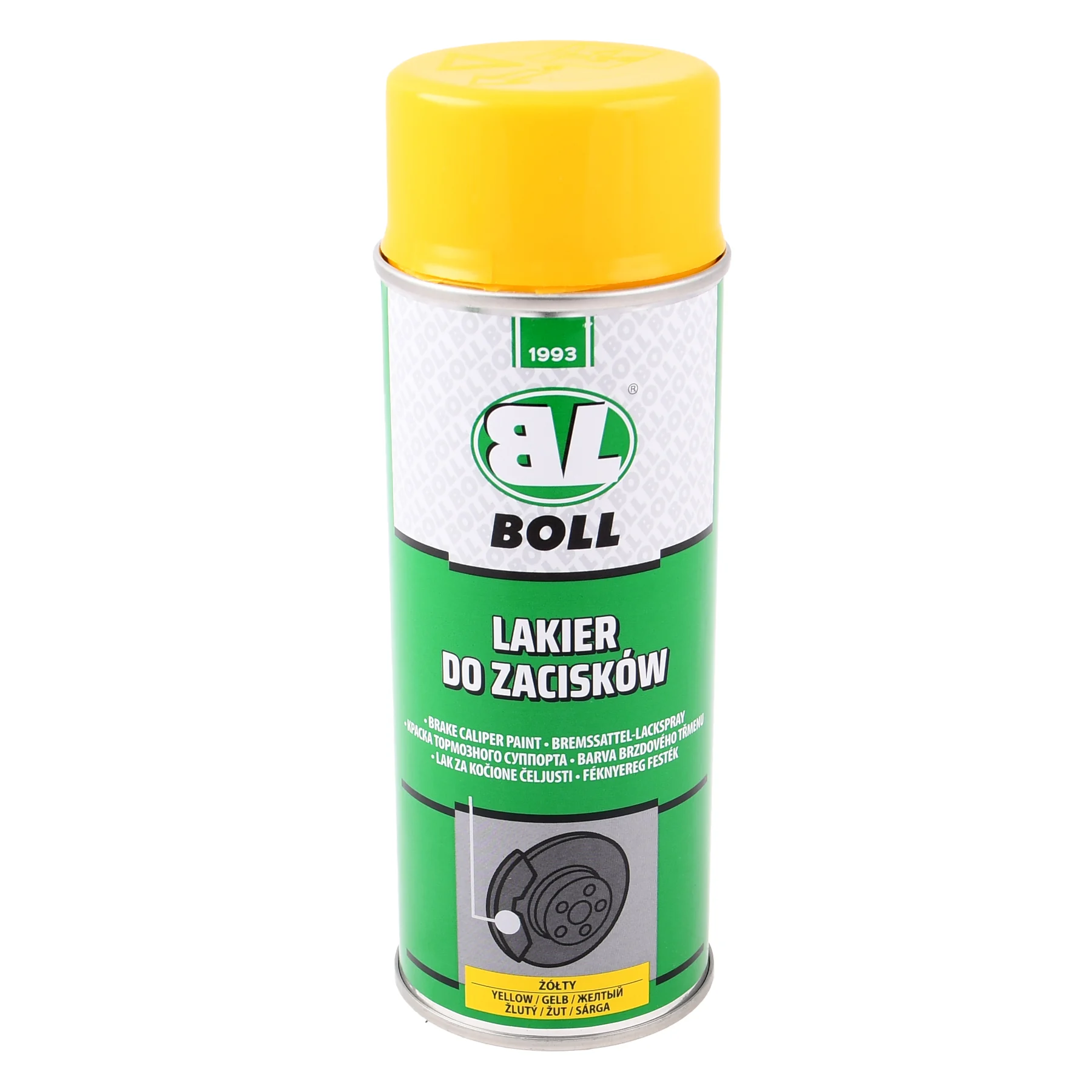 BOLL spray lakier do zacisków hamulcowych żółty 400 ml — ujęcie 1