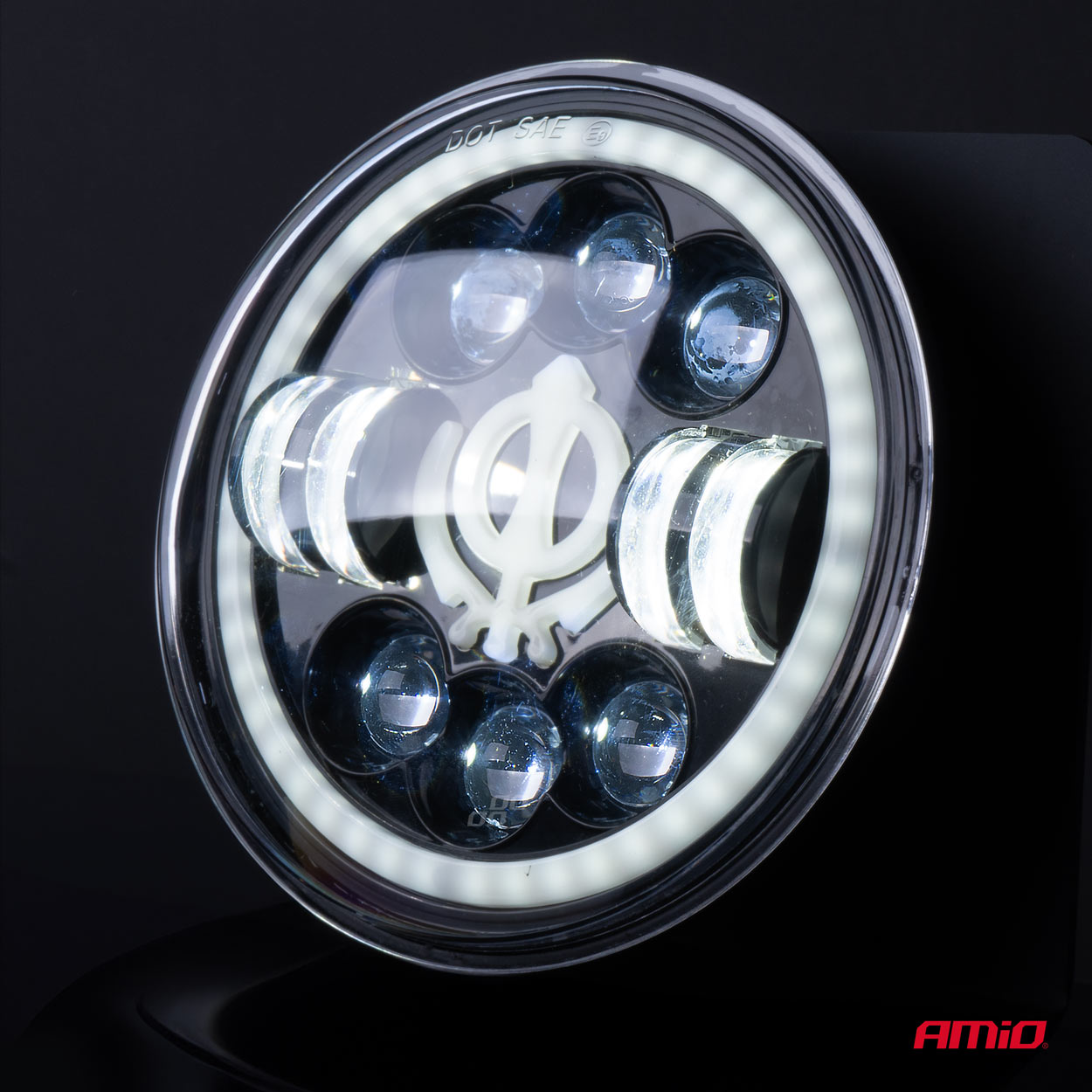 Lampa robocza LED GHOST duch dodatkowa ozdobna 12 V 24 V — ujęcie 3