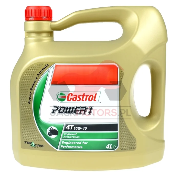 Olej Castrol power 1 4T 10W40 4 l — ujęcie 1