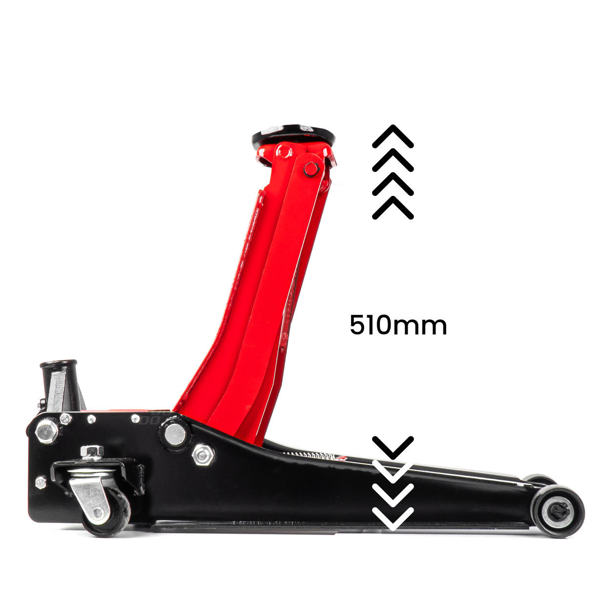 Podnośnik hydrauliczny niskoprofilowy lewarek typu żaba 3T 3000 kg CE 75/510mm — ujęcie 10