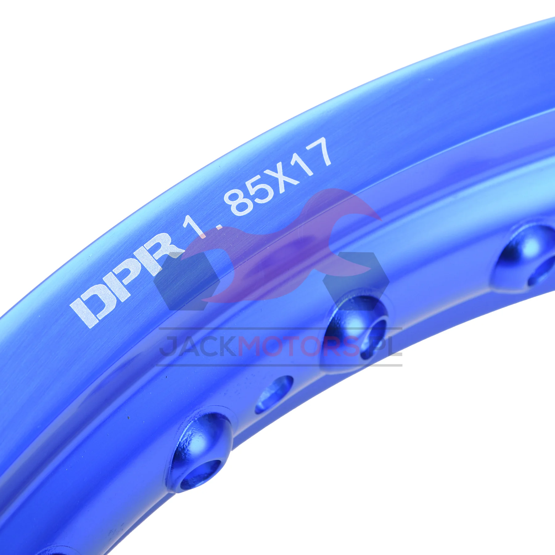 Obręcz koła 1,85 × 17 aluminiowa niebieska DPR Classic — ujęcie 2