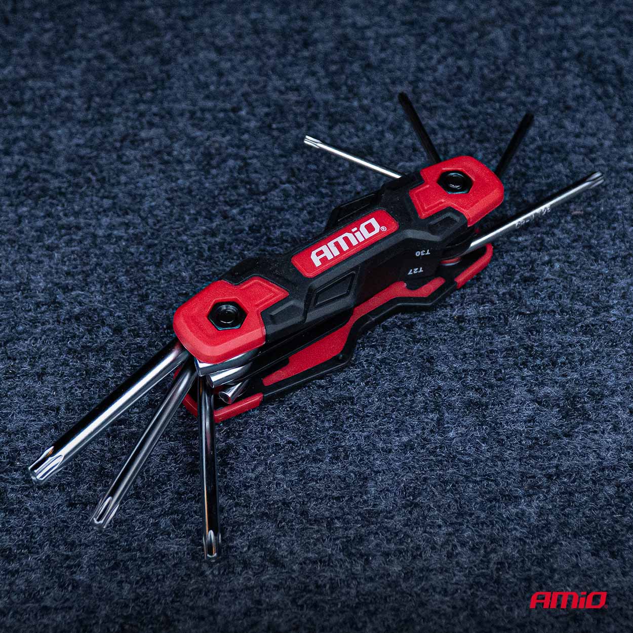 Klucze TORX składane 8 szt. CRV — ujęcie 2
