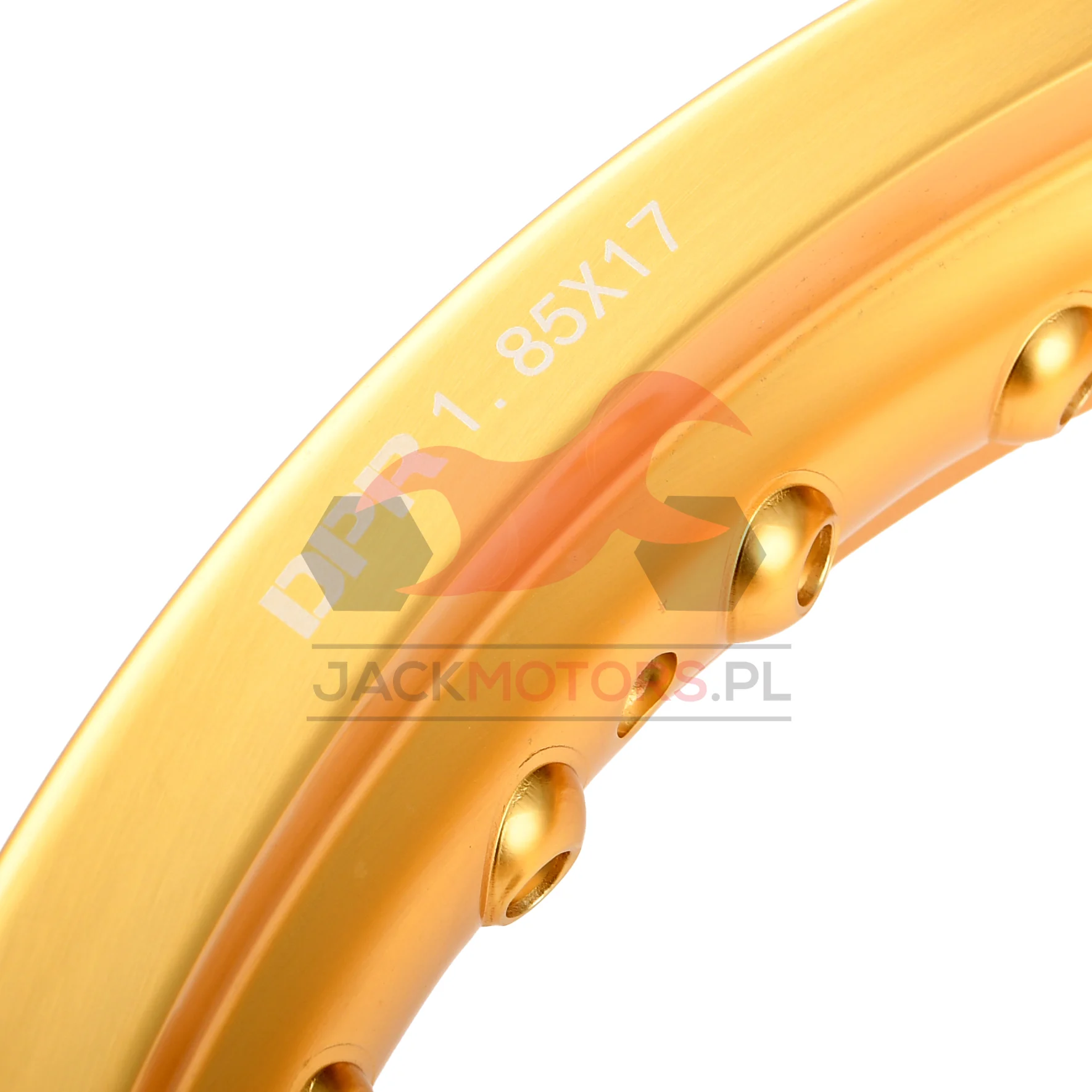 Obręcz koła 1,85 × 17 aluminiowa złota DPR Classic — ujęcie 2