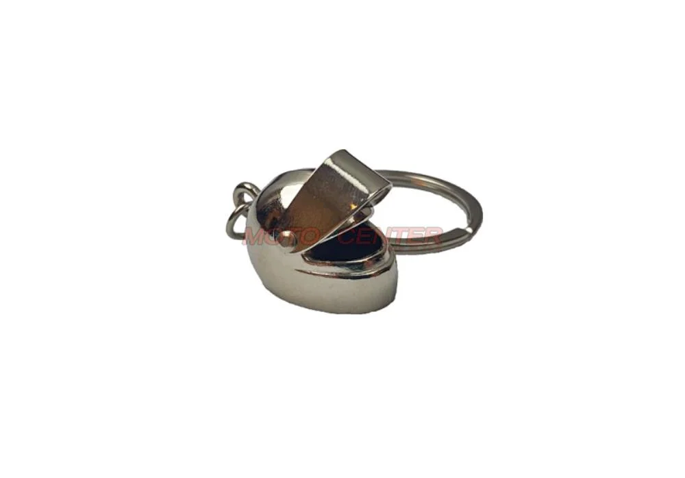 Brelok Do Kluczy Kask srebrny — ujęcie 1