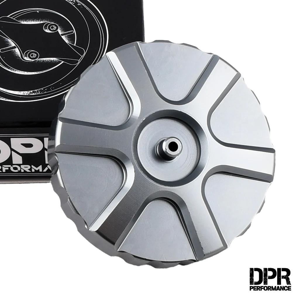 Korek zbiornika paliwa Simson aluminium CNC V6 srebrny DPR Performance — ujęcie 1