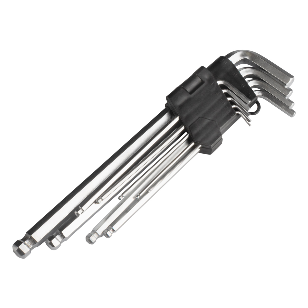 Klucze IMBUS zestaw kluczy imbusowych długie 230 mm 9 szt.