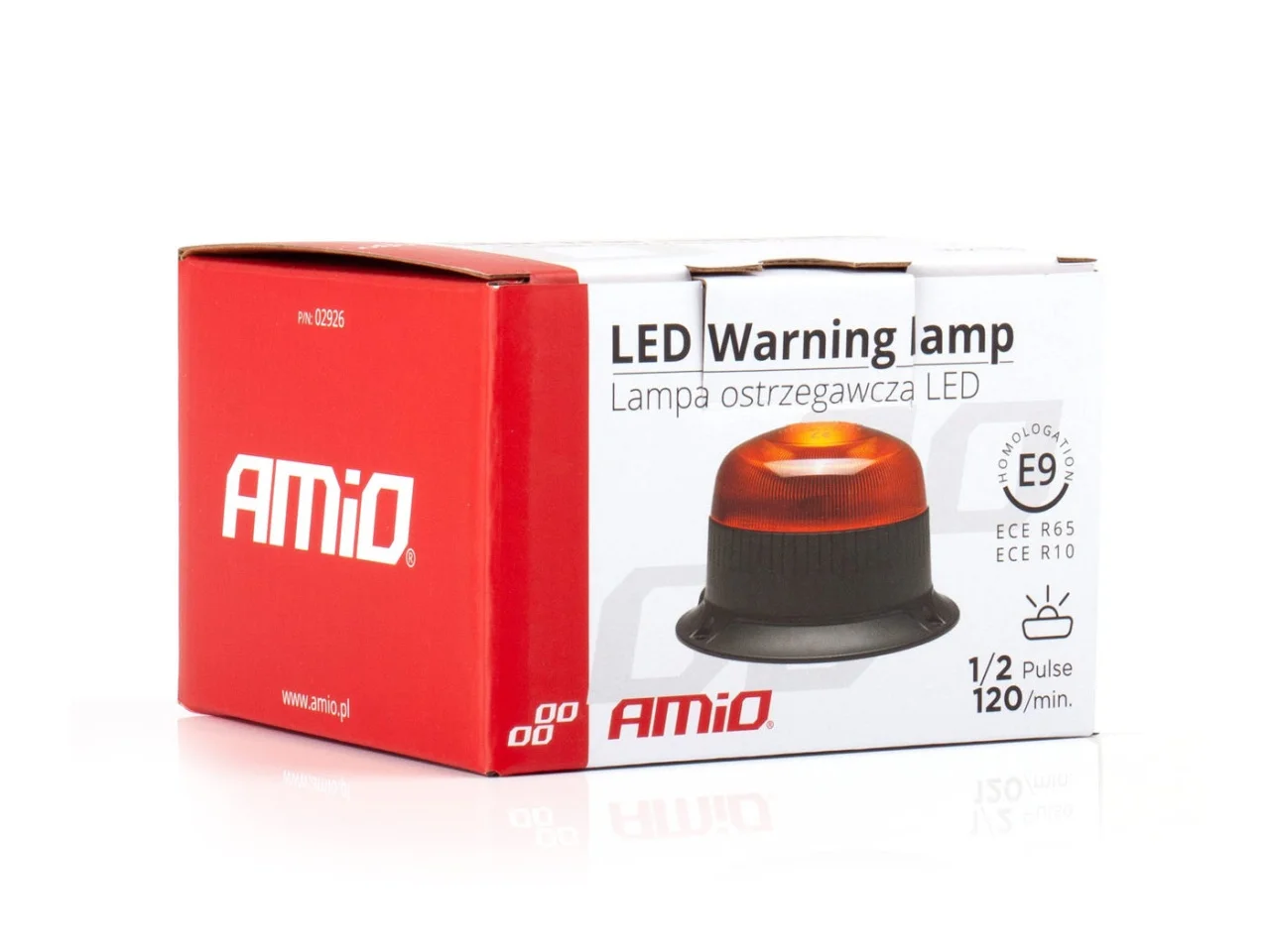 Lampa ostrzegawcza R65 R10 18LED 12/24V IP56 na śruby — ujęcie 5