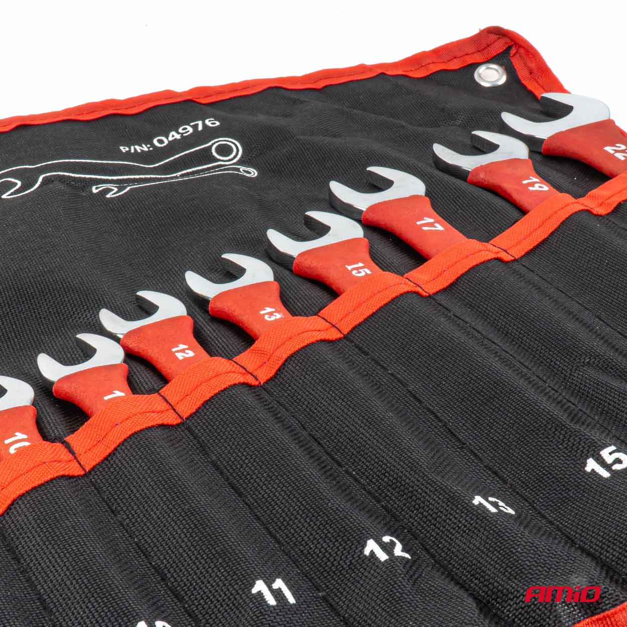 Zestaw kluczy płasko-oczkowych CRV 6-22mm 12 szt. — ujęcie 4