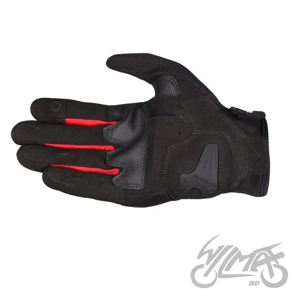 Rękawice motocyklowe LS2 Atom męskie Black Red — M — ujęcie 2