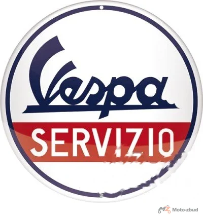 Plakat okrągły 35 cm Vespa 21713