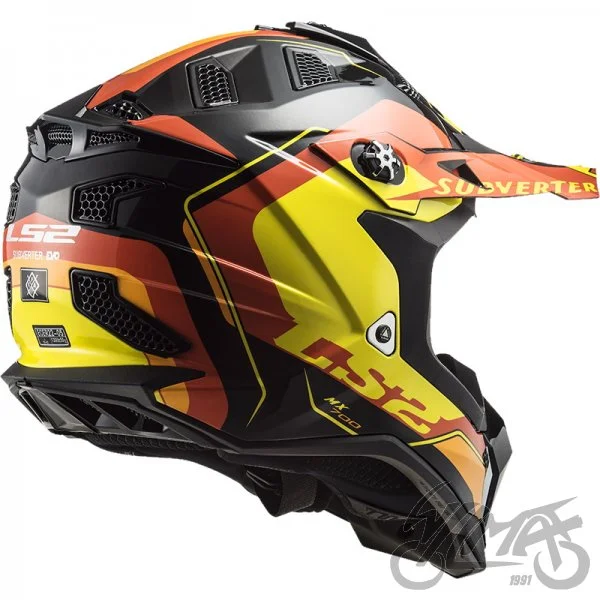 Kask LS2 MX700 subverter Evo arched bl.yel.red S — ujęcie 2