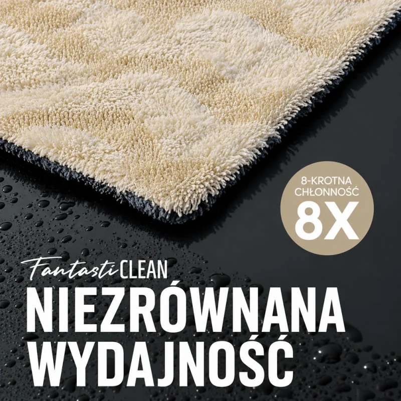 Ręcznik FANTASTICLEAN 91x63 cm 1100gm2 Twisted Loop Coral Flece do osuszania — ujęcie 9