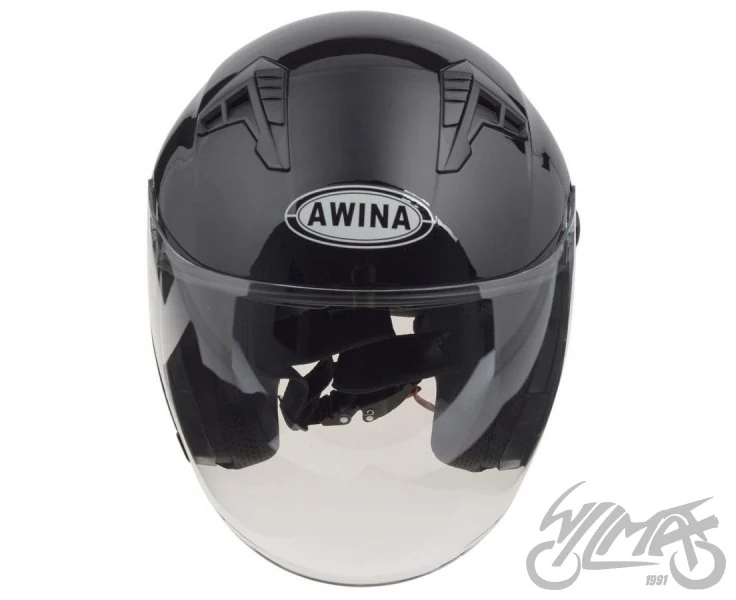 Kask otwarty Awina JK528, czarny — rozmiar M — ujęcie 3