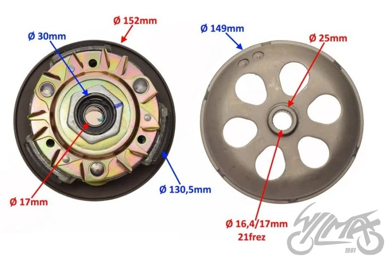 Sprzęgło tył do Piaggio Liberty 125 — ujęcie 2
