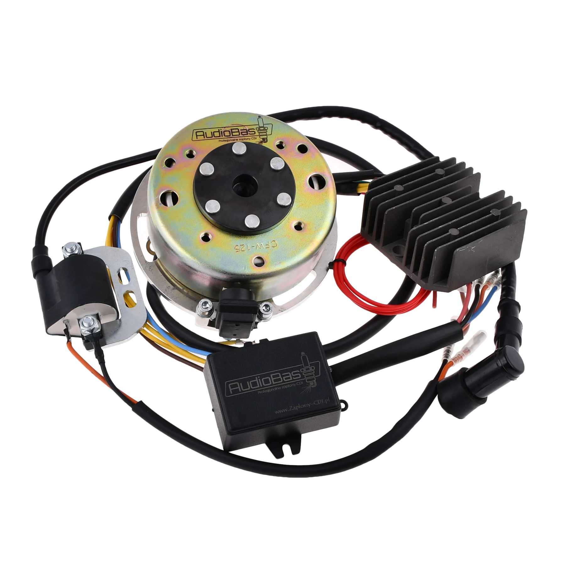 Zapłon bezstykowy CDI Audiobas 12 V WSK 175 trójfazowy kpl. — ujęcie 2