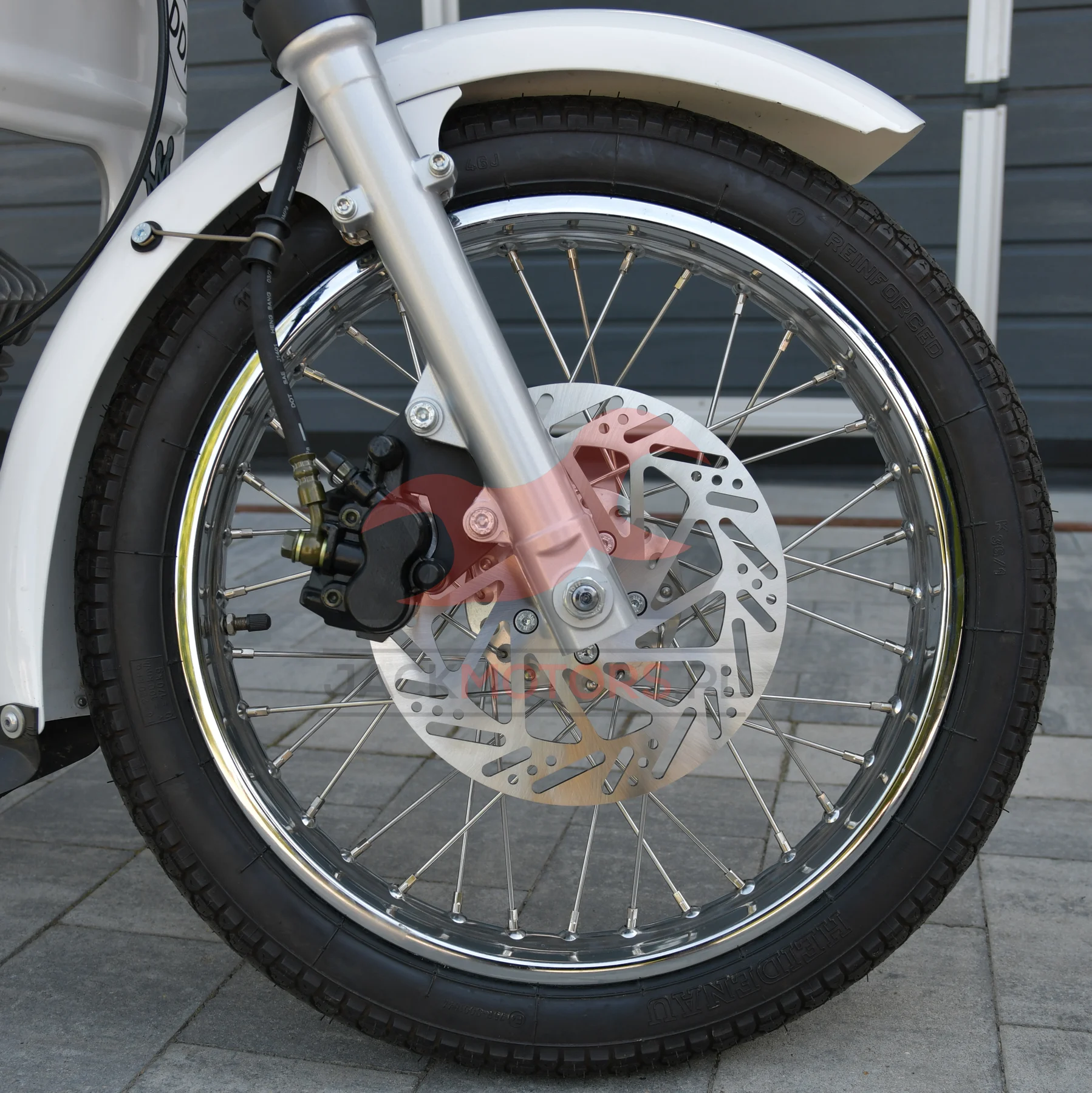 Amortyzatory teleskopy DPR Performance Simson S51, S70, S53, S50 tarcza Jack Motors Parts 220 mm kpl. · JMPT425 — ujęcie 11