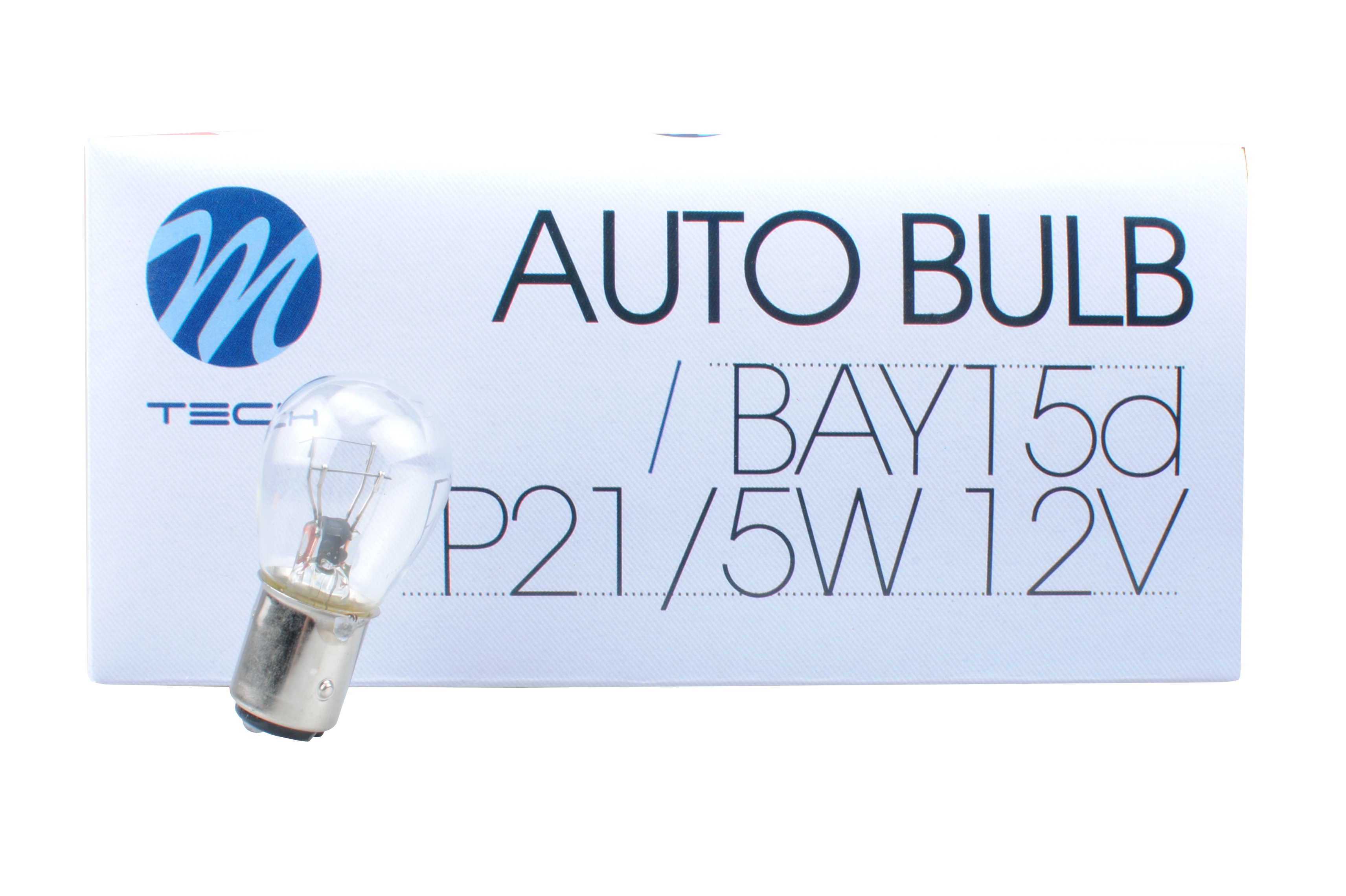 Żarówka pomocnicza 12 V P21W/5W M-Tech, 10 szt. Z15 — ujęcie 2
