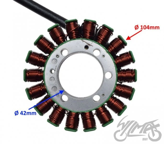 Stator 18 cewek do Yamaha XMAX250 — ujęcie 2