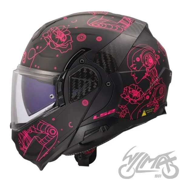 Kask LS2 FF910 advant II sophia Black pink L — ujęcie 2