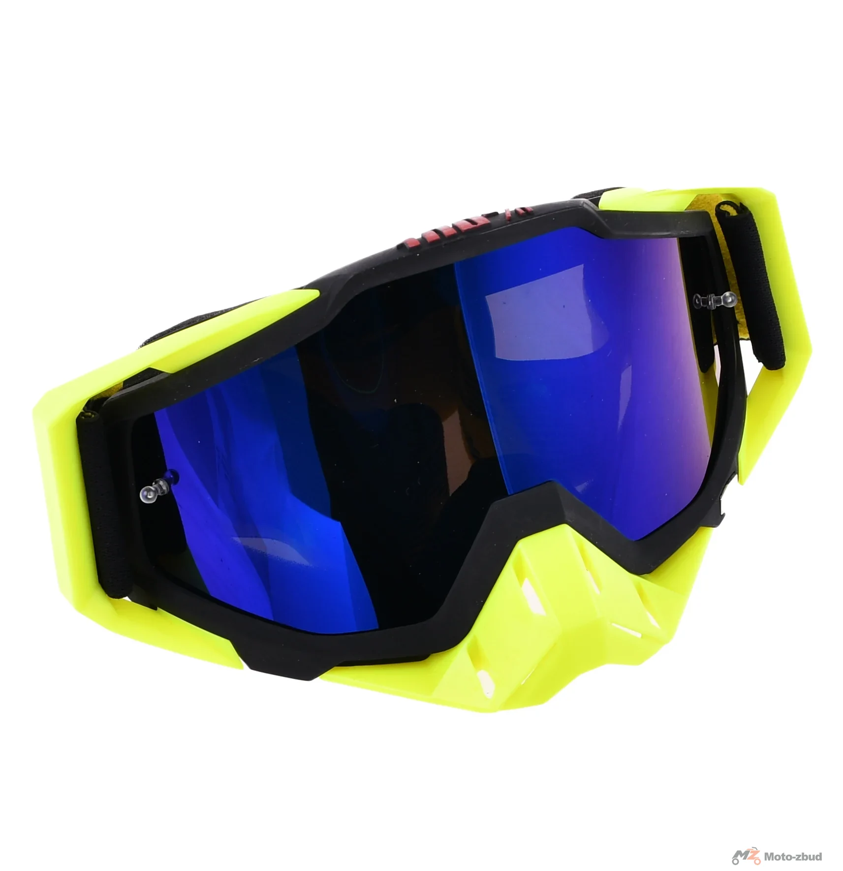 Gogle Replika żółto czarne blue lens