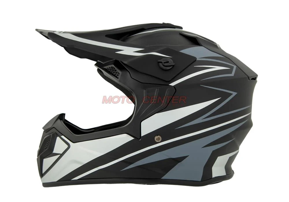 Kask crossowy BLEXX Dziecięcy MD-911 Junior czarny mat/grafit M Homologacja ECE 22.06 — ujęcie 2