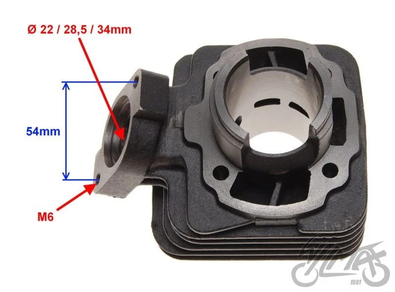 Cylinder do Peugeot Buxy i wybranych wersji 50 2T, tłok 40 mm — AY3105 — ujęcie 3