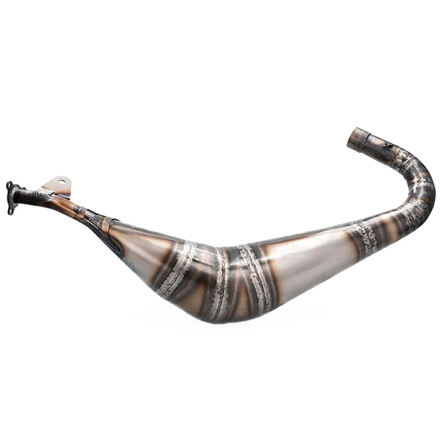 Wydech VOCA racing carbon - czerwony 100 cm³ bigbore Yamaha DT — ujęcie 2