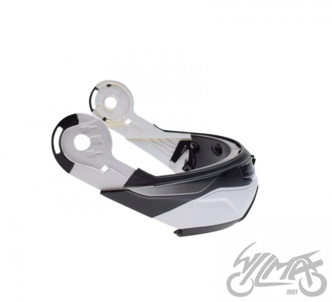 Szczęka kasku LS2 FF325 civik white black — ujęcie 2