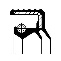 Uszczelniacz 16×24×6×6,7 CORTECO 01036969B — ujęcie 2