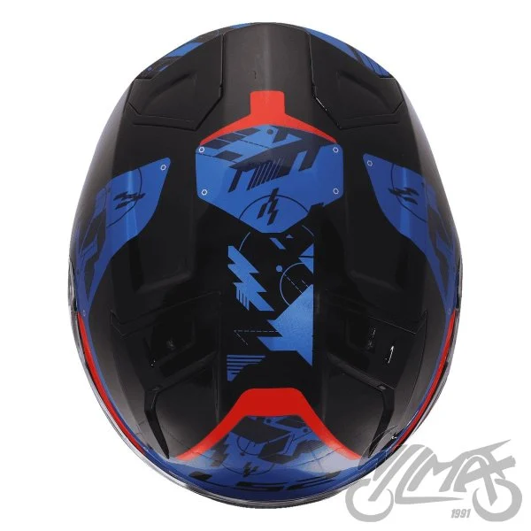 Kask LS2 OF603 infinity II nightline blue red L — ujęcie 4