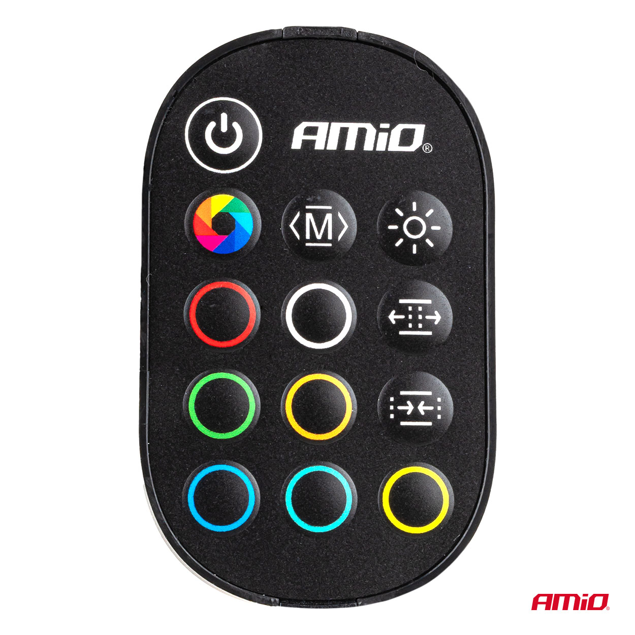 Paski LED COB do samochodu wielobarwne multi kolor RGB z pilotem 2x30cm 12 V — ujęcie 5