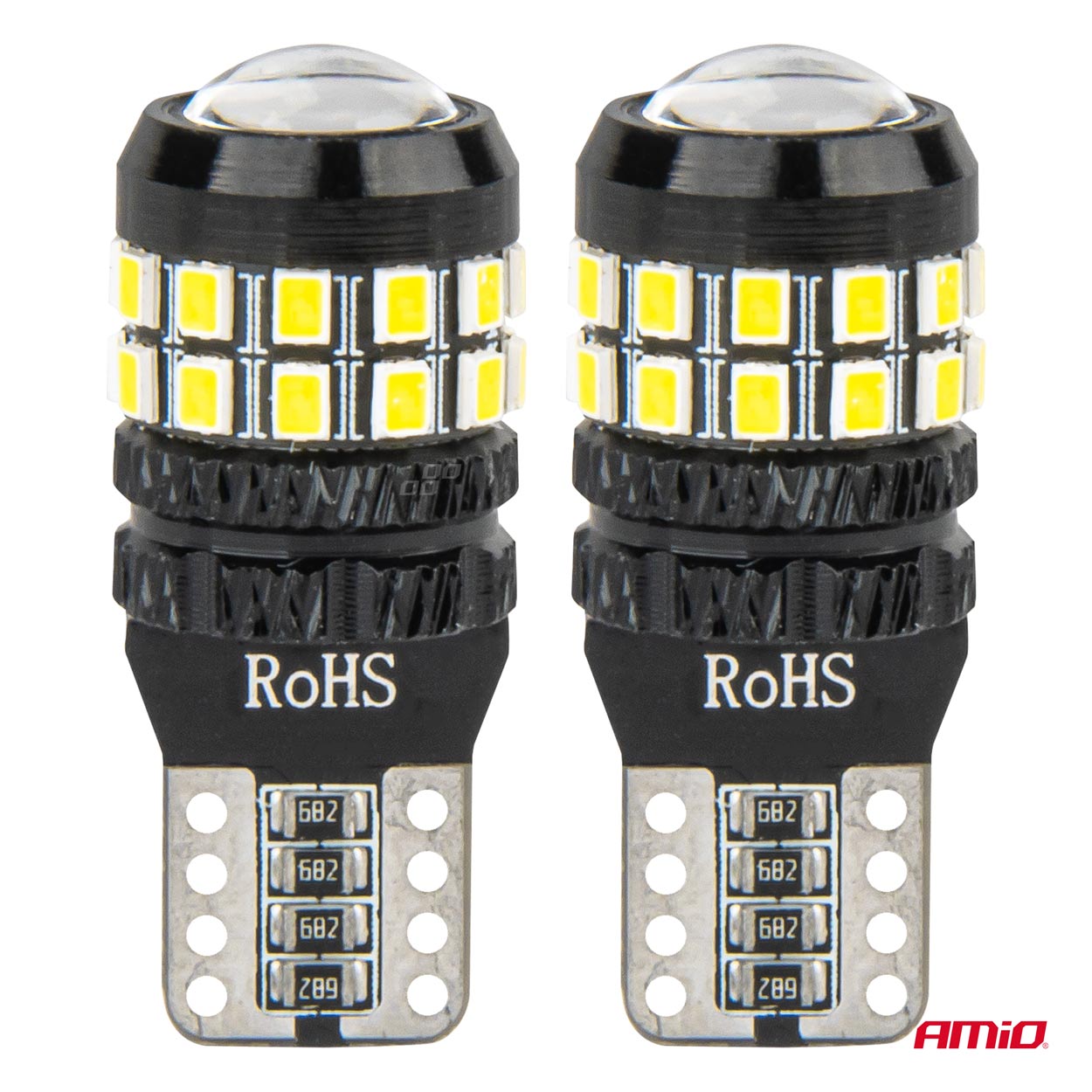 Żarówki LED CANBUS T10 W5W 27SMD 2016 White 12 V 24 V — ujęcie 2