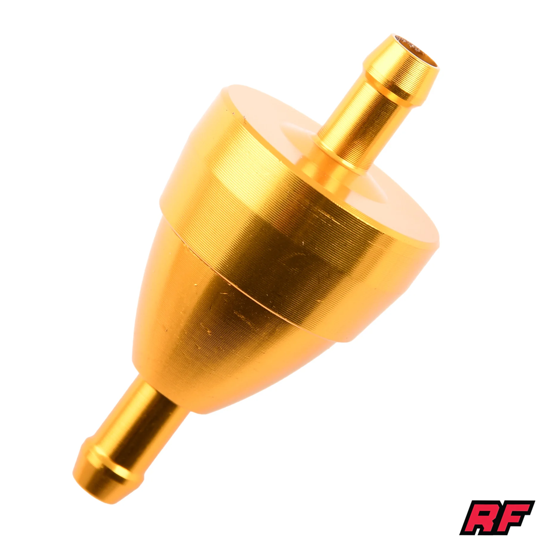Filtr paliwa aluminium CNC złoty V5 Racing Force — ujęcie 1