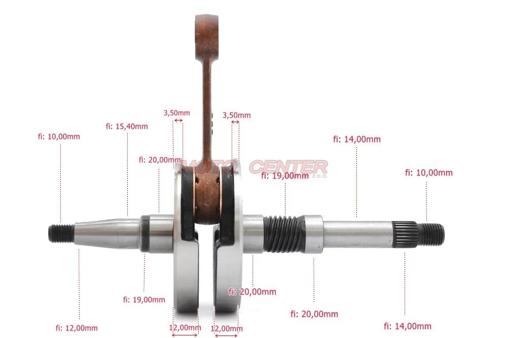 Wał korbowy 50 cm³ skuter 2T Honda Dio AF34 — ujęcie 4