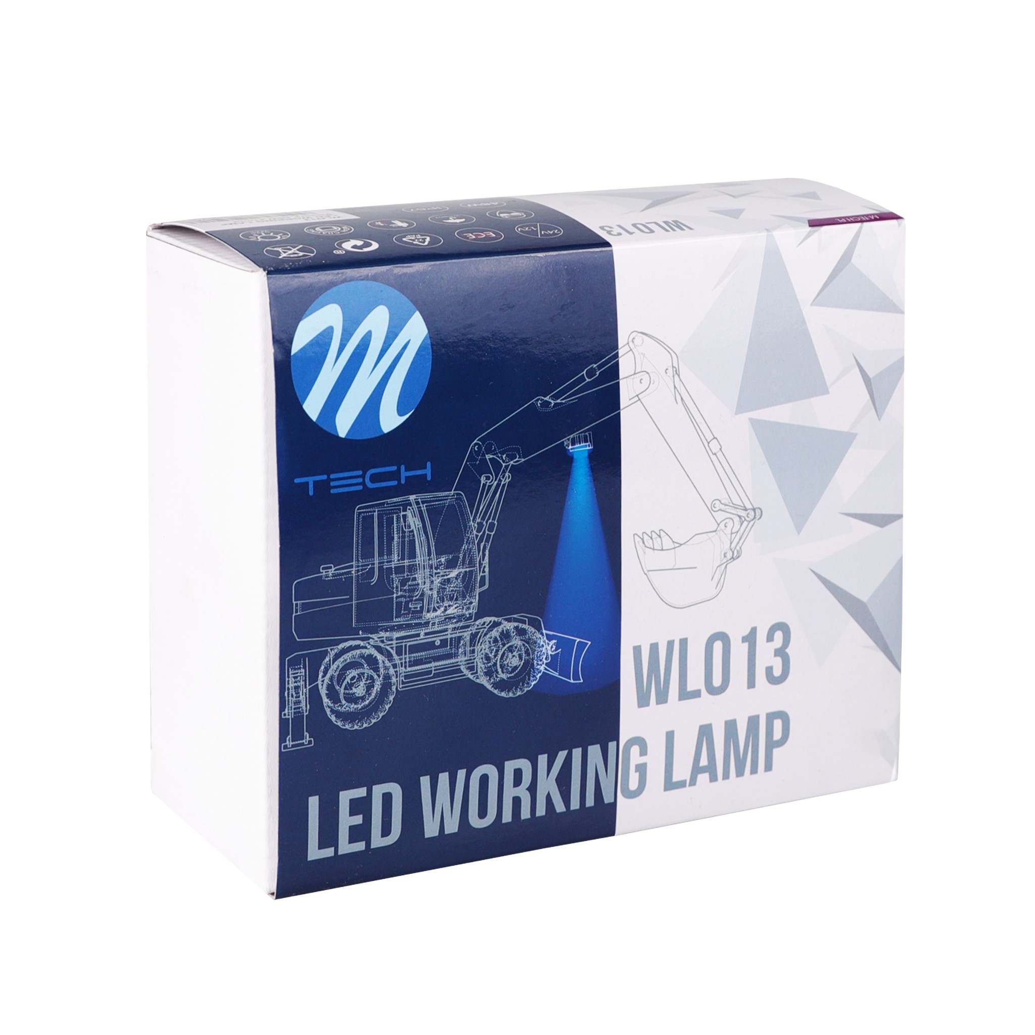 LED work lamp 48 W 16×3 W Osram LED M-Tech WLO13 — ujęcie 2
