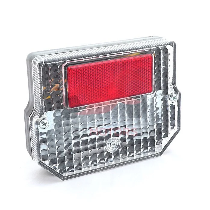 Lampa tył Simson prostokątna biała — ujęcie 1