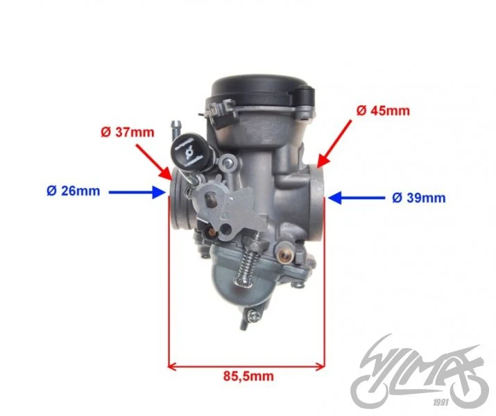 Gaźnik kompletny do Suzuki GN 125 — SGN3002 — ujęcie 2