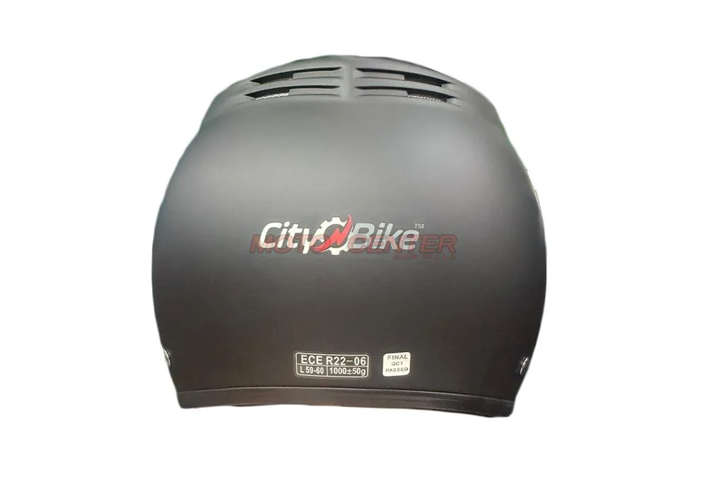 Kask motocyklowy otwarty City-Bike OF819 czarny mat XL — ujęcie 2