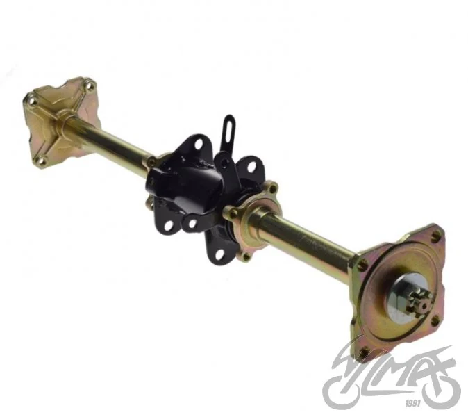 Oś tylna do ATV — 653 mm — z piastami, bez zębatki i tarczy — ujęcie 5