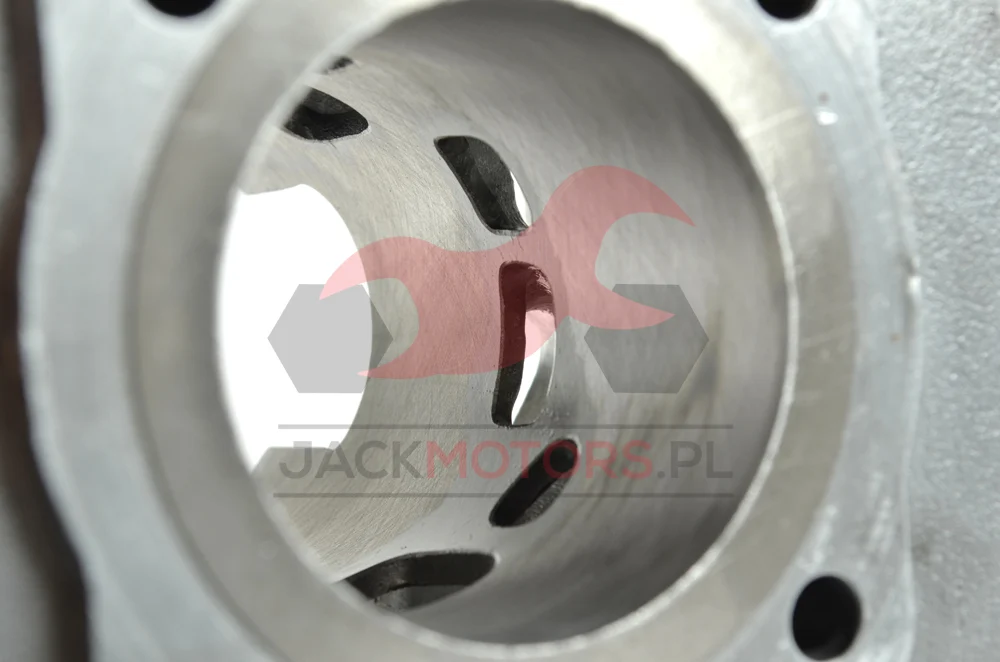 Cylinder Simson 85/5/3/2M membrana kpl. Wossner racing · zawór membranowy AM6 + króciec BVF — ujęcie 3
