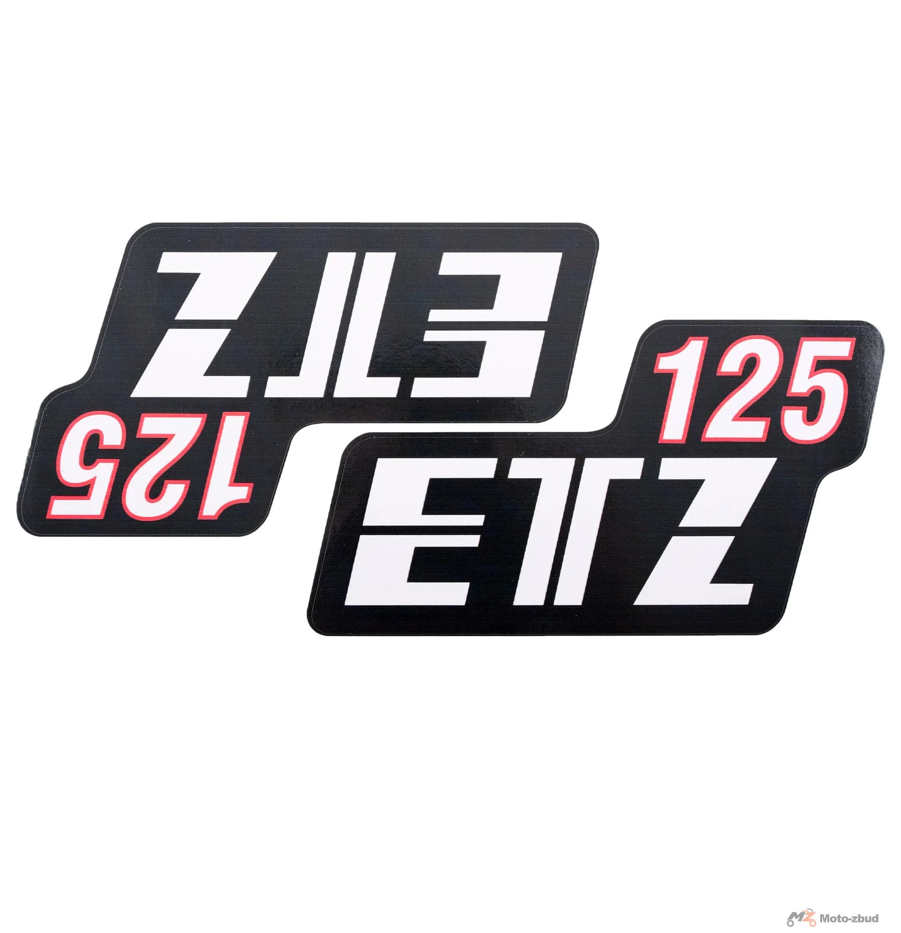 Naklejka pokrywy MZ ETZ 125 kpl. WGR