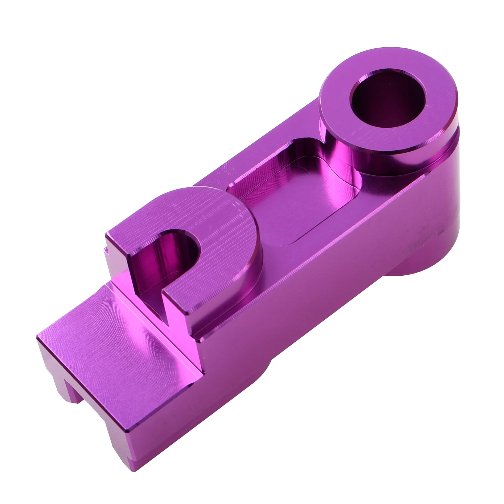 Blokada koła Simson aluminium CNC fioletowa DPR Performance — ujęcie 2