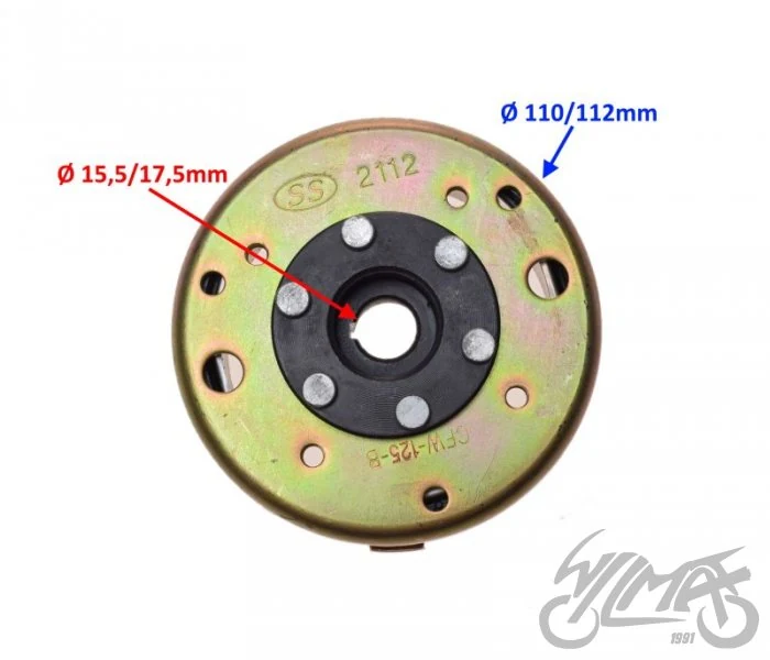 Koło magnesowe 4T GY6 125cc 152QMI-E4 — ujęcie 3